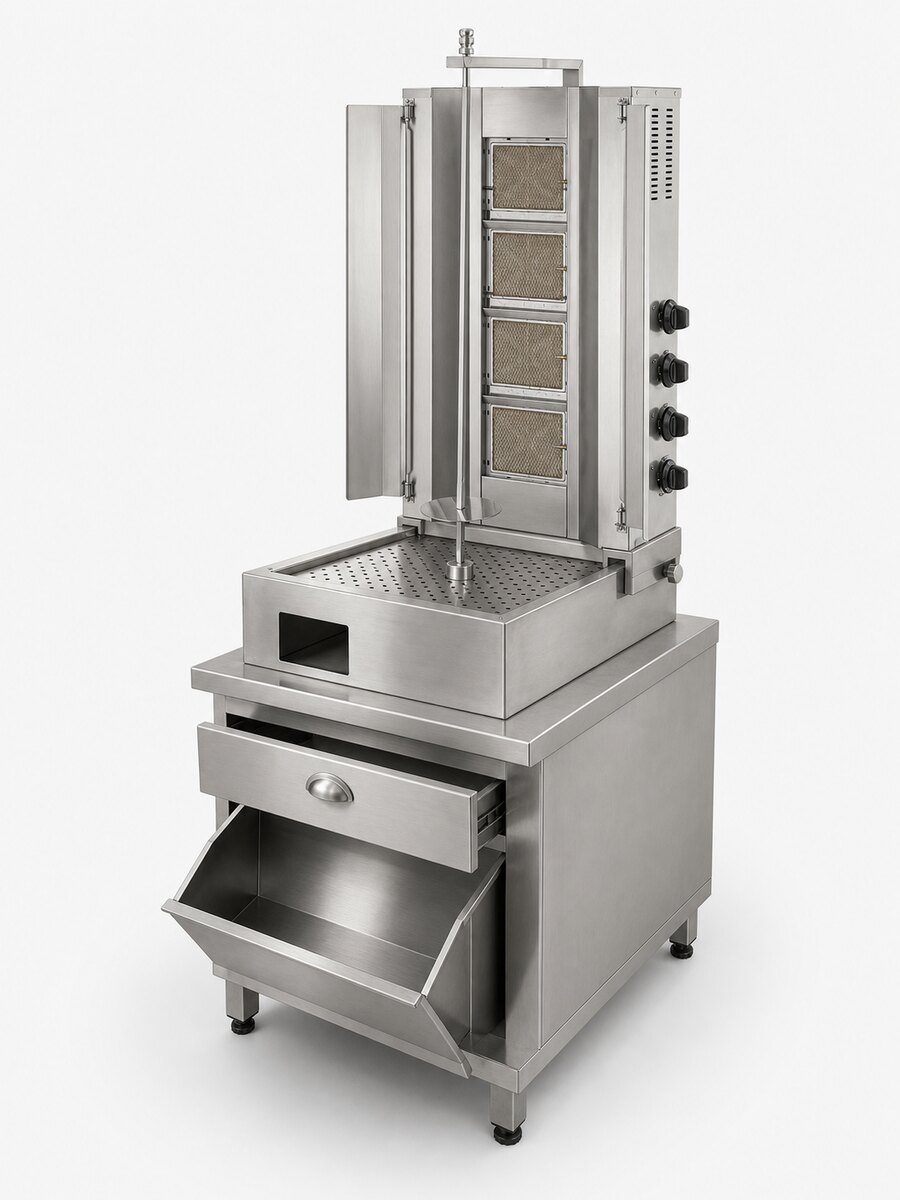 Döner Ocaklı Çekmeceli Tezgah — görünüm 4